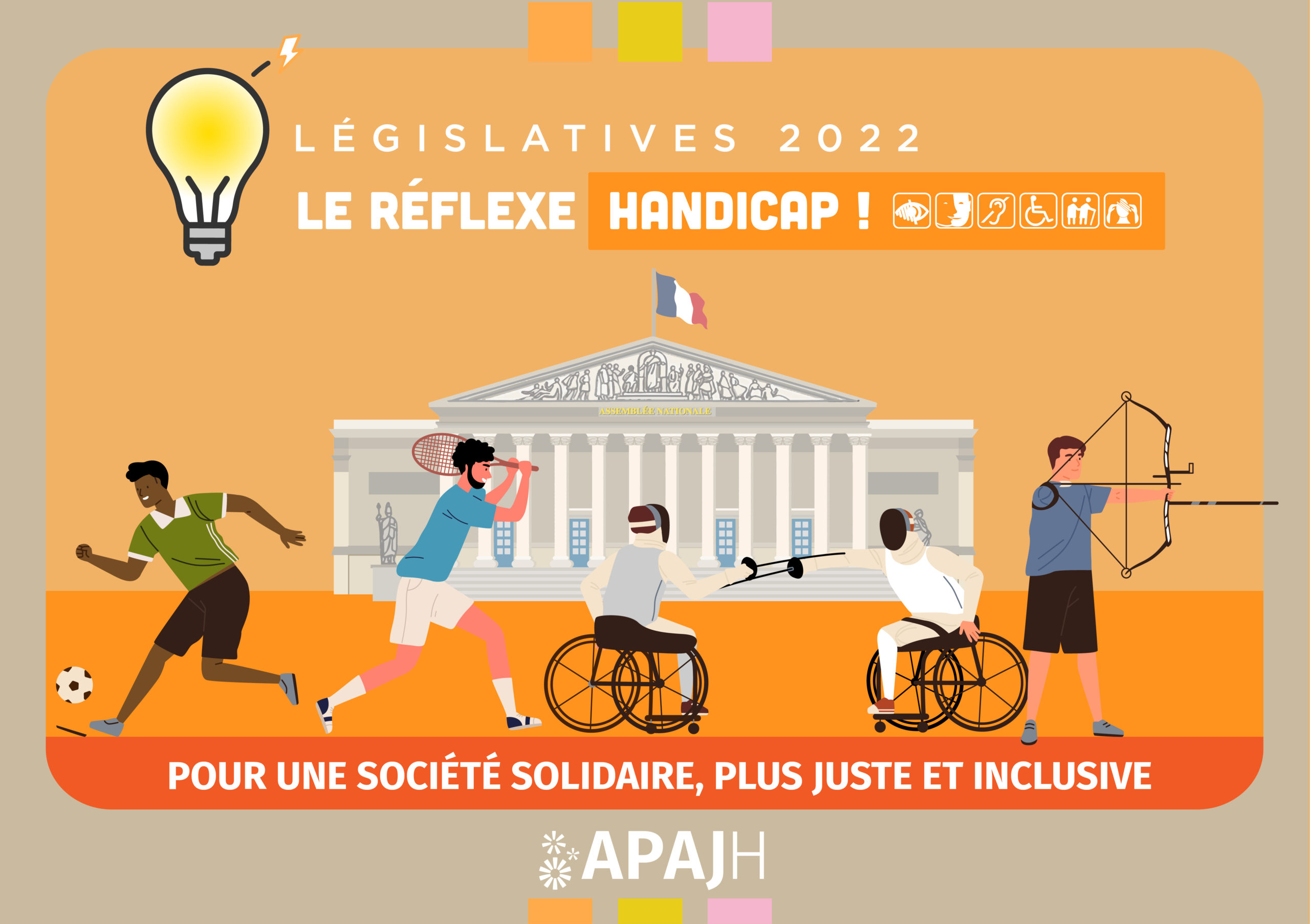 Législatives 2022 : au tour des candidats de la 3e circonscription de s’engager sur le Réflexe Handicap